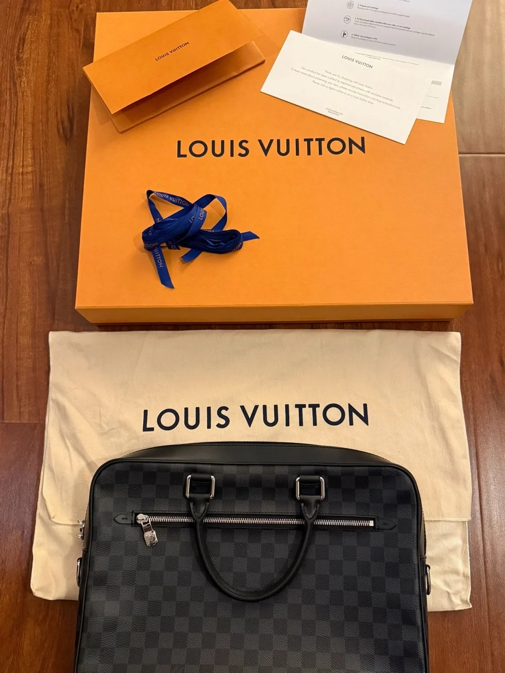 New and Authentic Louis Vuitton Business Bag
